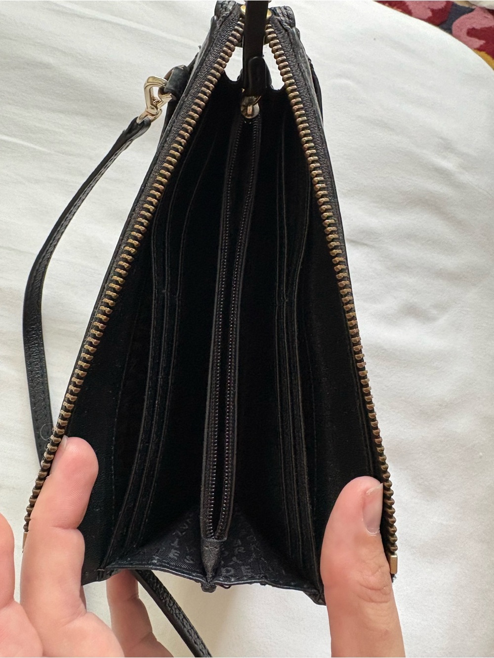 kate spade Black Pebbled Leather Crossbody Wallet - Picture 3 of 3
